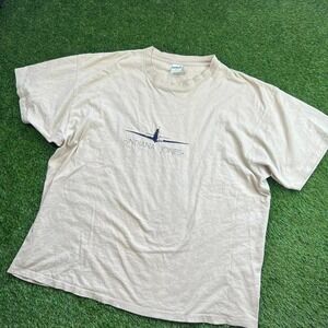 Vintage Indiana Jones HRLA Embroidered Single Stitch movie Tee T Shirt XL